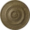 Ekena Millwork Floral Ceiling Medallion, Hand-Painted Mississippi Mud Crackle, 23 1/2"OD x 2 3/4"P CM23FLMMC - alternate 1